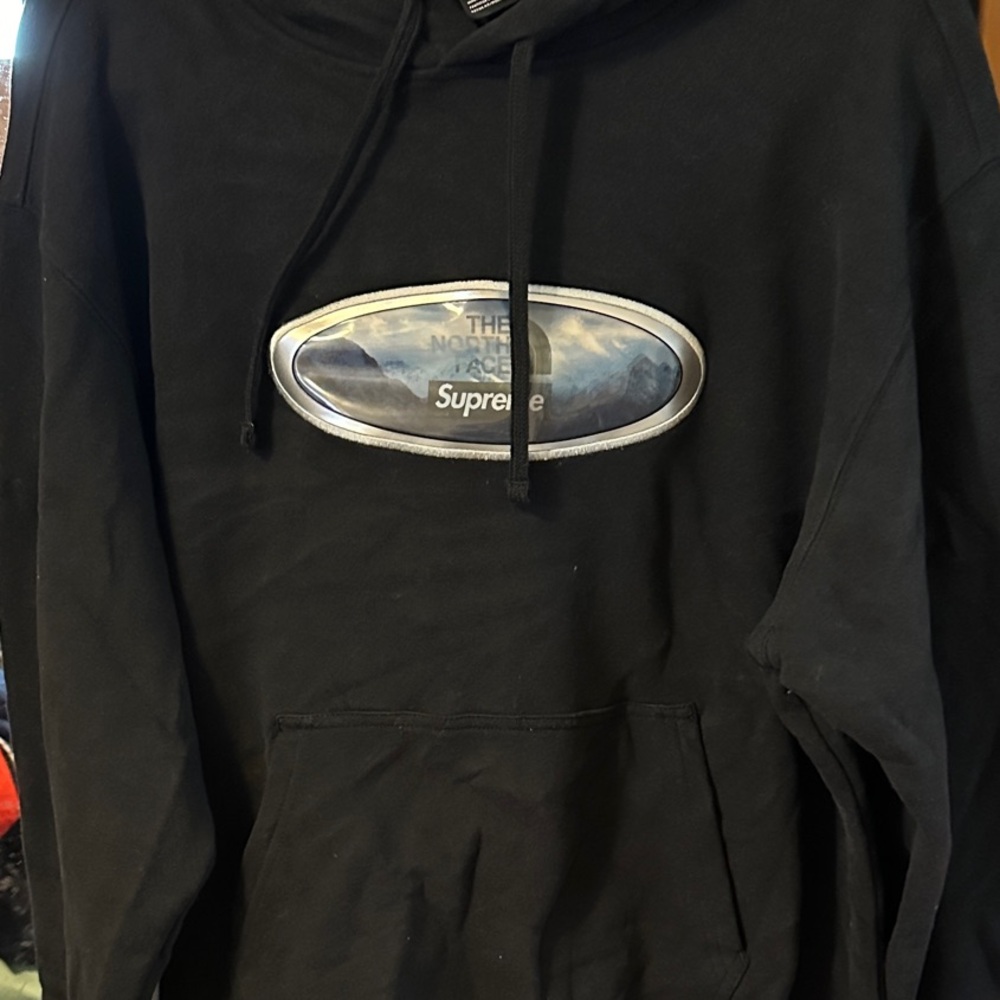 The North Face X Supreme Lenticular Mountains Pullover Hoodie